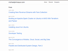 Tablet Screenshot of michaelprimeaux.com